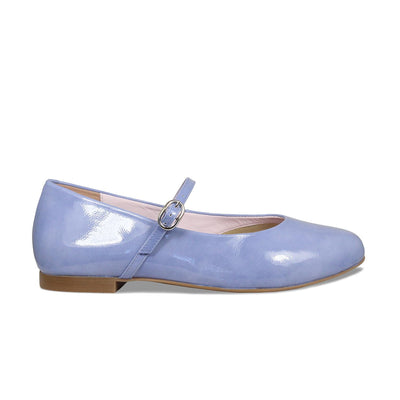 London: China Blue Patent Leather Shoes Sole Bliss