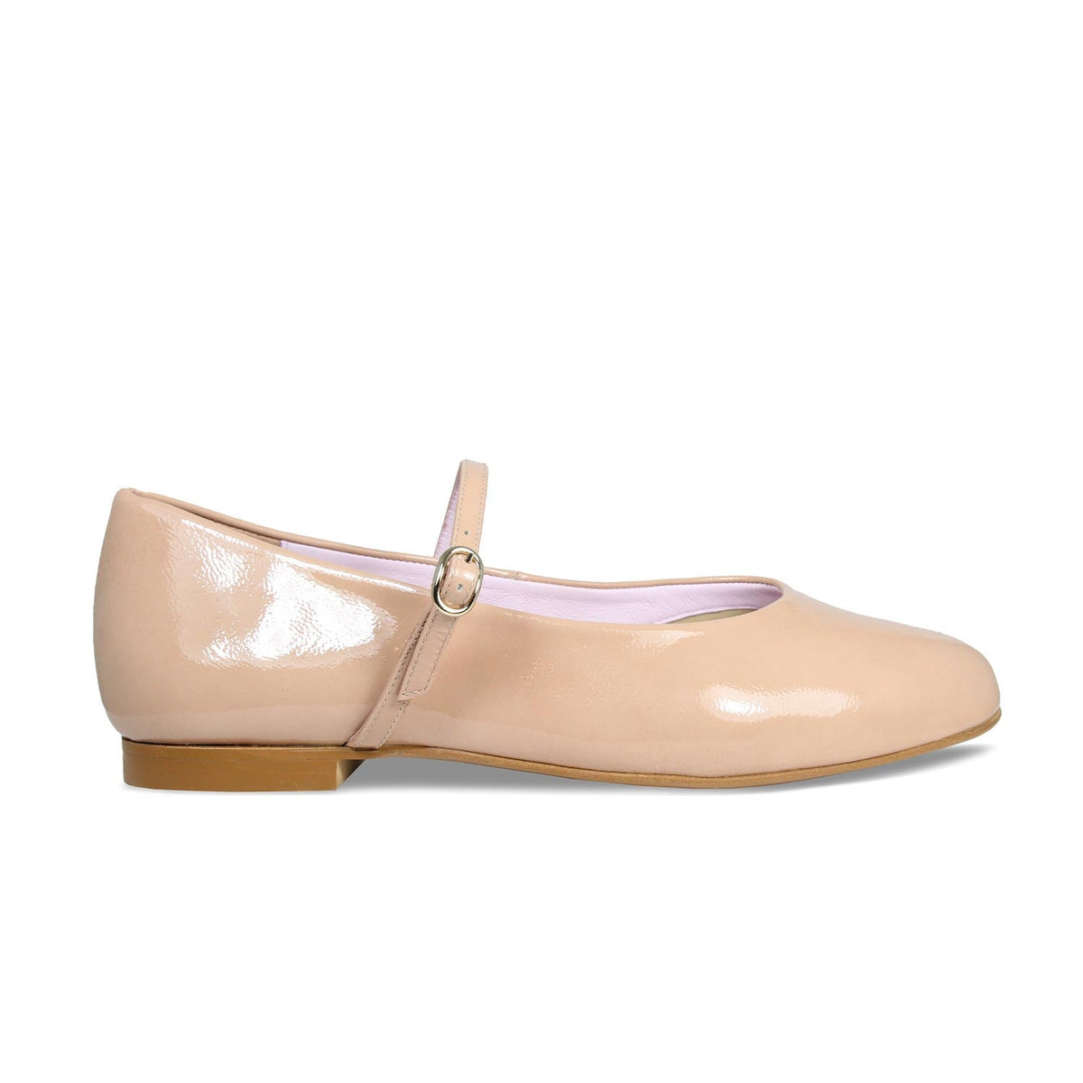 London: Blush Patent Leather Shoes Sole Bliss