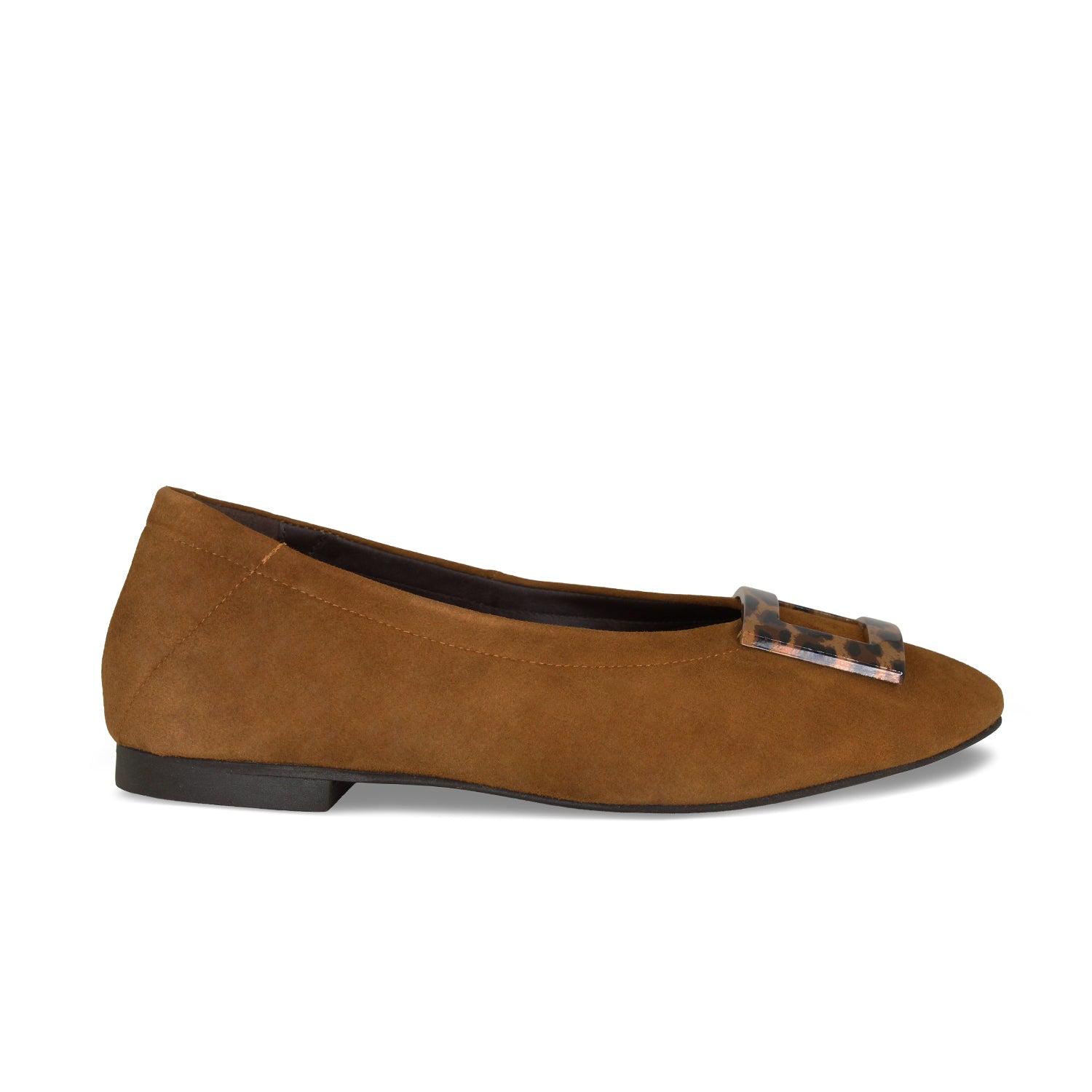 Lori: Tan Suede & Leopard Shoes Sole Bliss