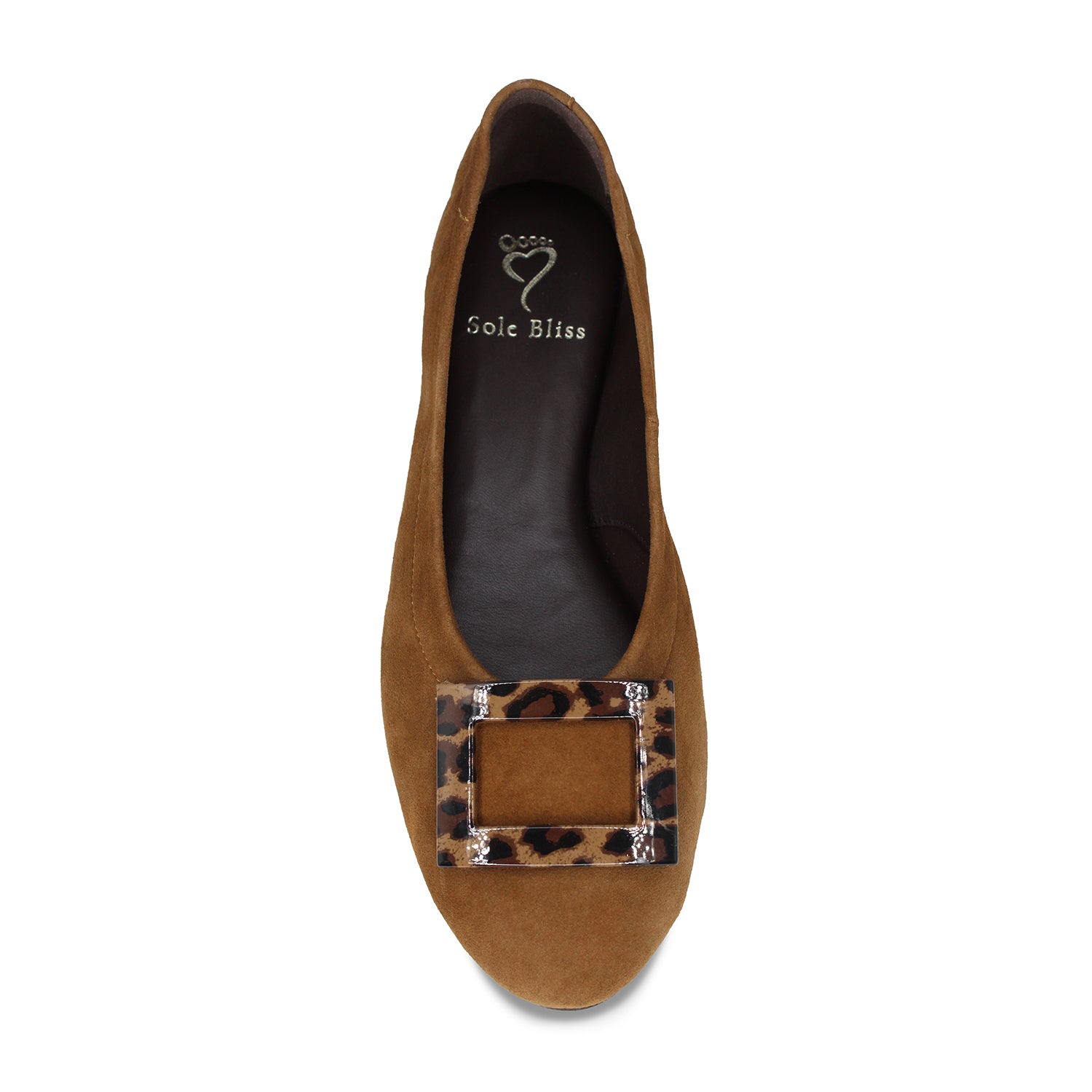 Lori: Tan Suede & Leopard Shoes Sole Bliss