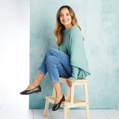 Luna: Chocolate Brown Leather & Patent Shoes Sole Bliss