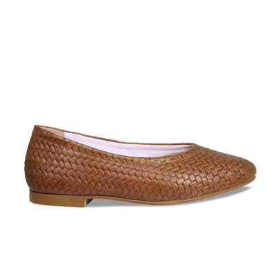 Luna: Tan Weave Leather