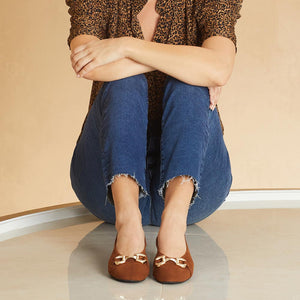 Lydia: Chestnut Suede Shoes Sole Bliss