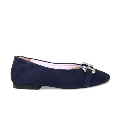 Lydia: Navy Suede