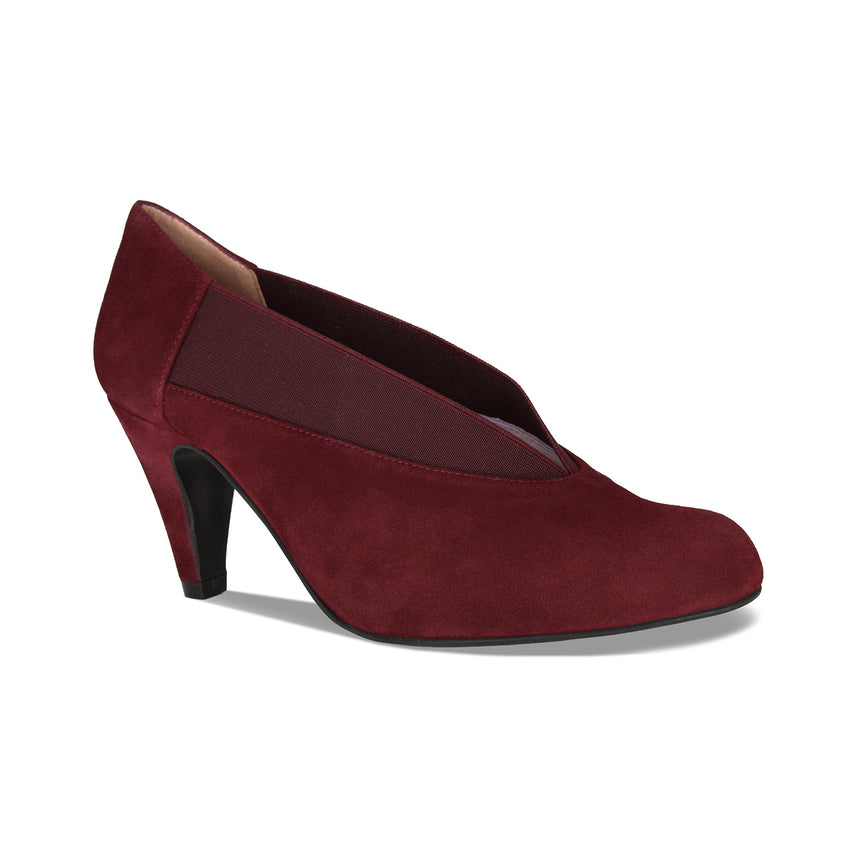 Mercy: Plum Suede Shoes Sole Bliss