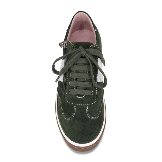 Metro: Forest Green Suede Shoes Sole Bliss
