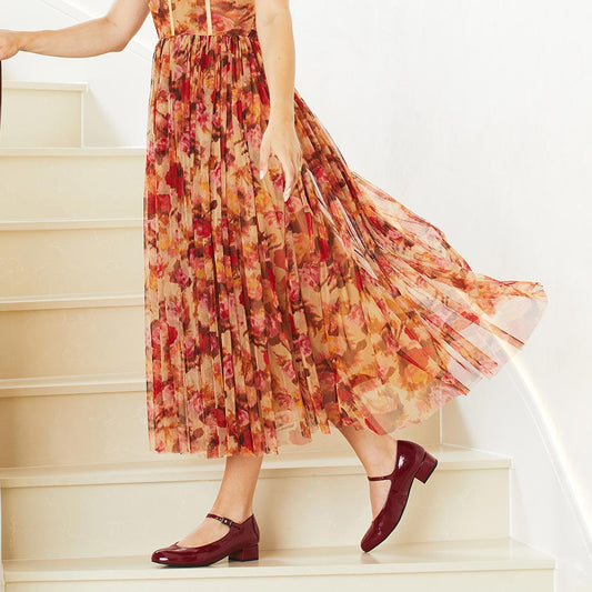 Nancy: Bordeau Leather Shoes Sole Bliss