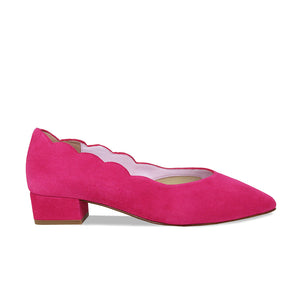 Nova: Fuchsia Suede Shoes Sole Bliss