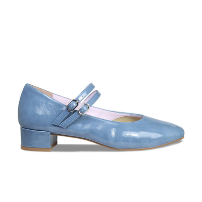 Orla: Denim Patent Leather