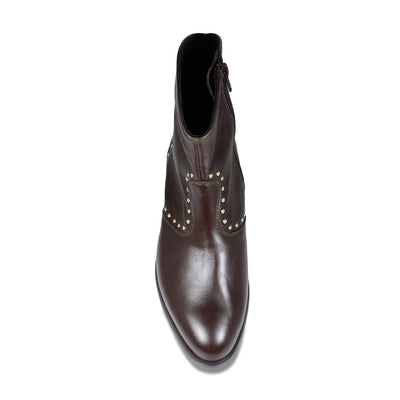 Phoenix: Brown Leather Boots Sole Bliss