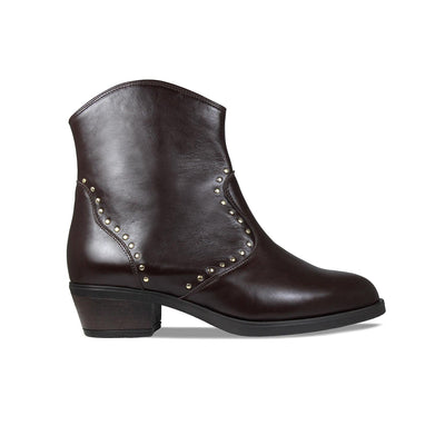 Phoenix: Brown Leather Boots Sole Bliss