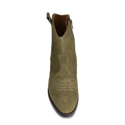 Pioneer: Khaki Suede Boots Sole Bliss