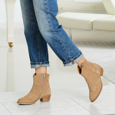 Pioneer: Sand Suede Boots Sole Bliss