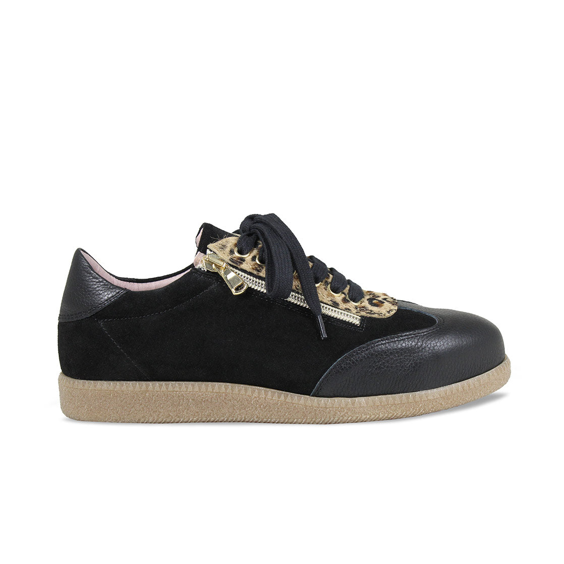 Pixie Leather Suede & Luxe Leopard