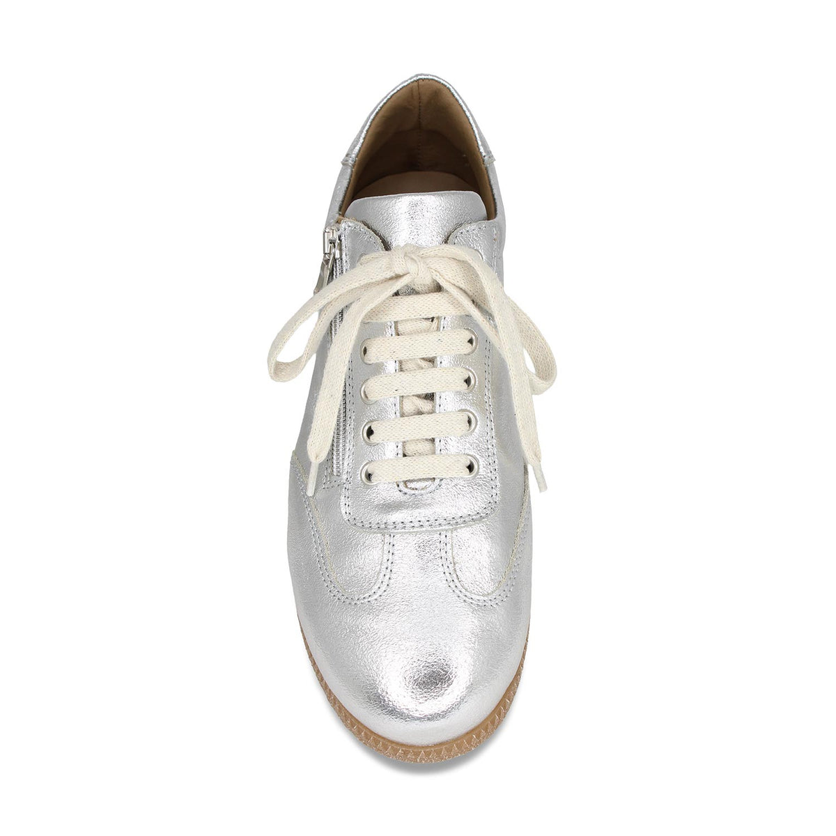 Pixie: Silver Leather Shoes Sole Bliss