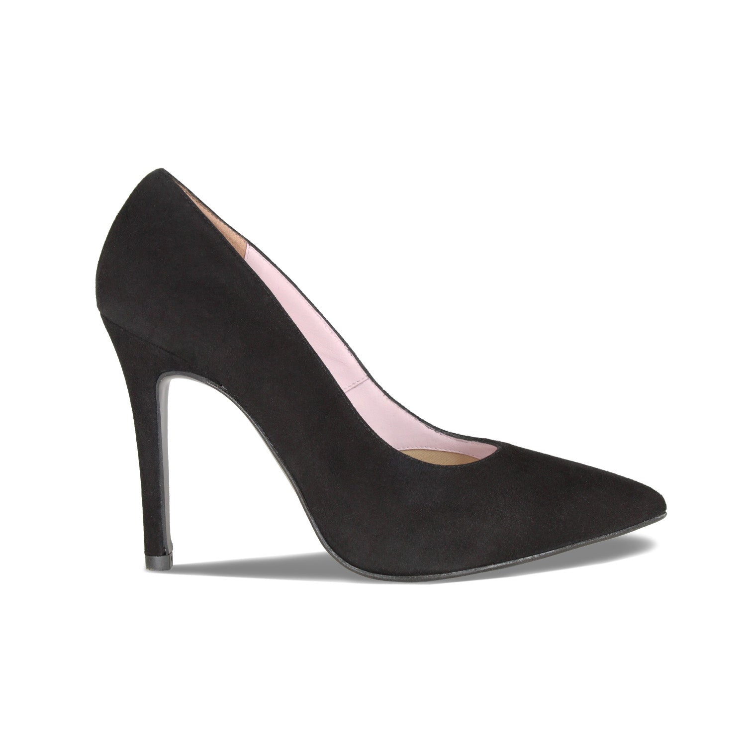 Portia: Black Suede Shoes Sole Bliss