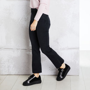 Porto Fur: Black Leather & Suede Shoes Sole Bliss