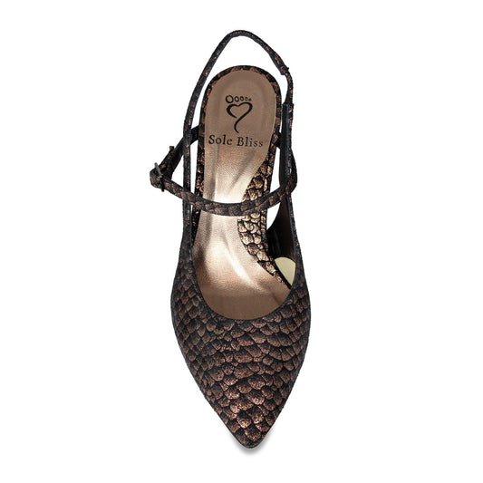 Premiere: Metallic Suede Shoes Sole Bliss