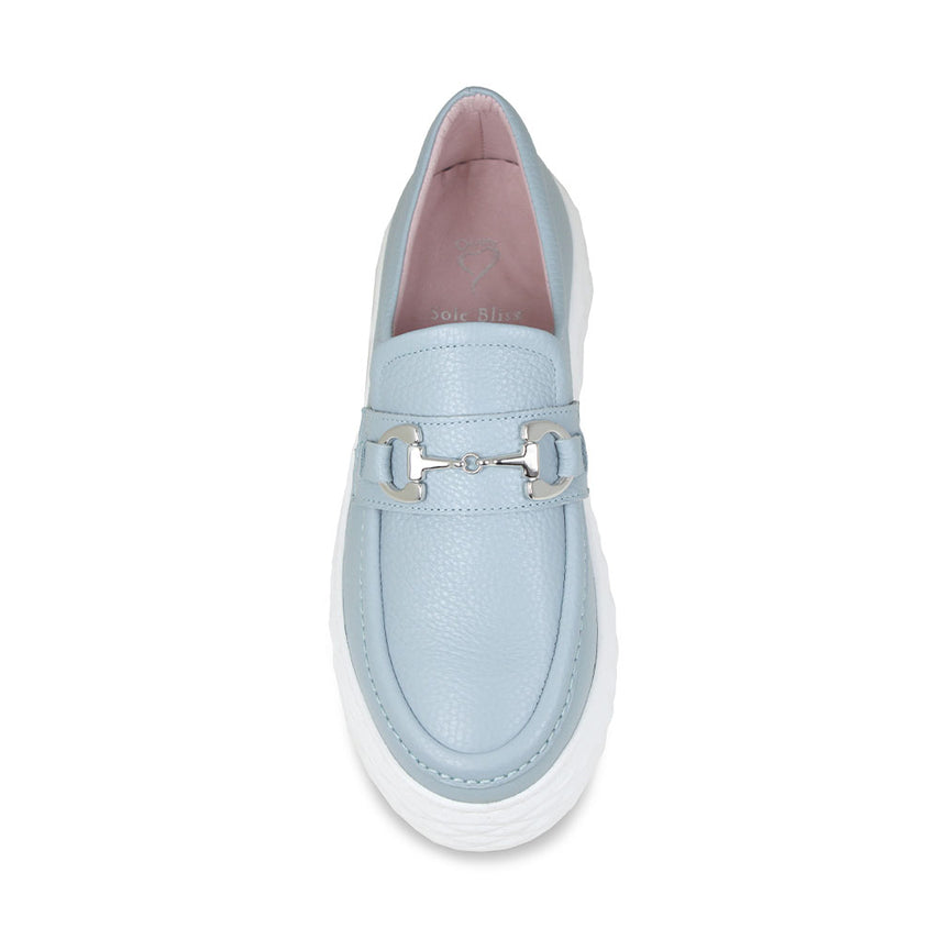 Prince: Pale Blue Leather Shoes Sole Bliss