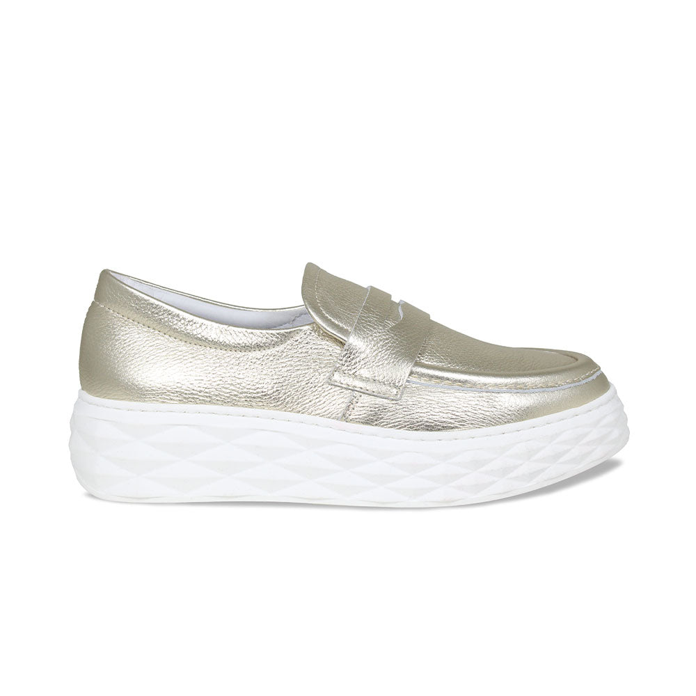 Prince: Gold Leather Shoes Sole Bliss