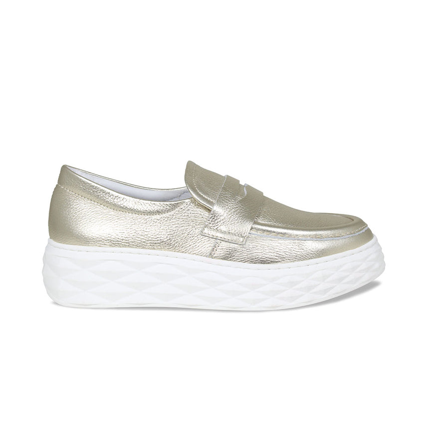 Prince: Gold Leather Shoes Sole Bliss