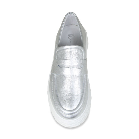 Prince: Silver Leather Shoes Sole Bliss