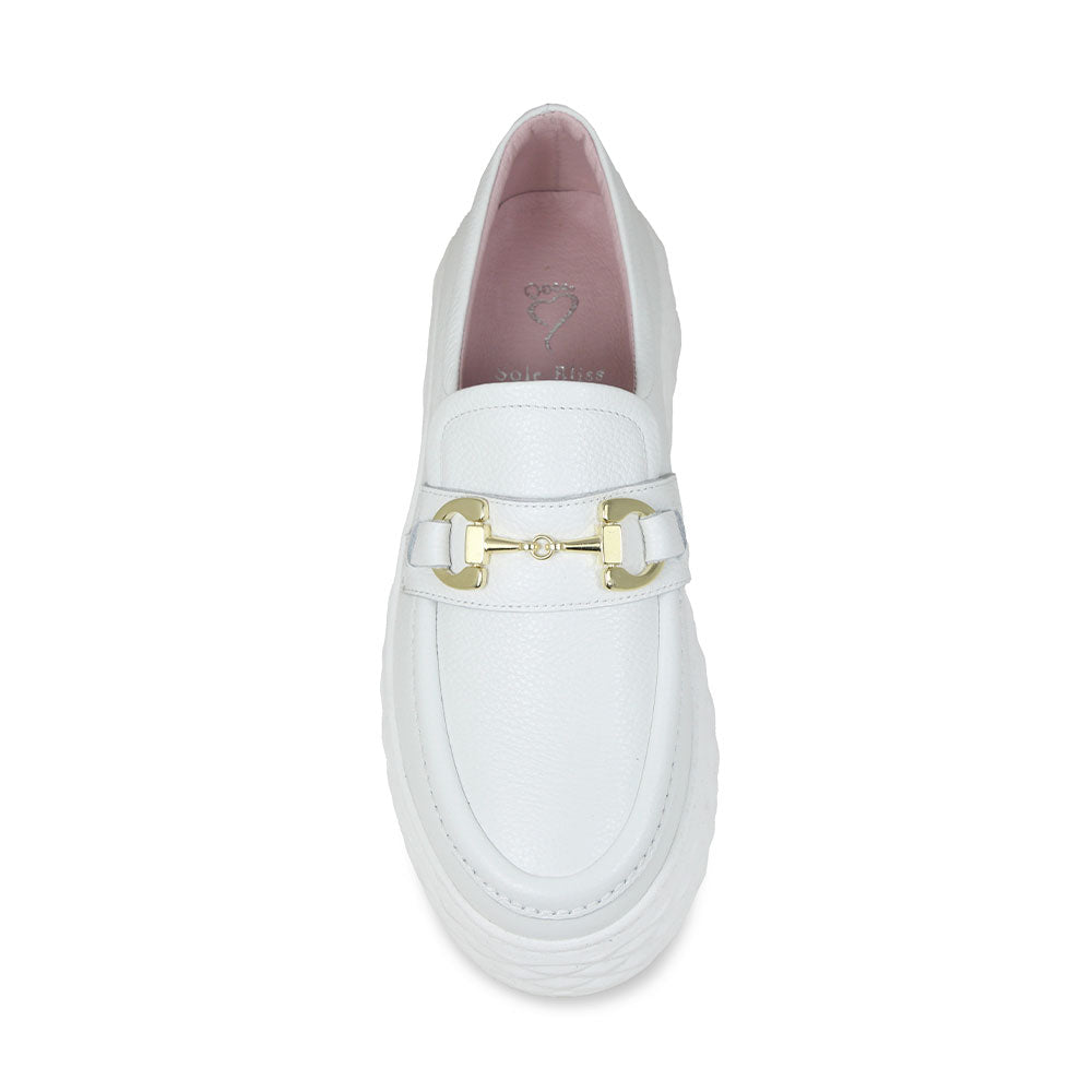 Prince: White Leather Shoes Sole Bliss
