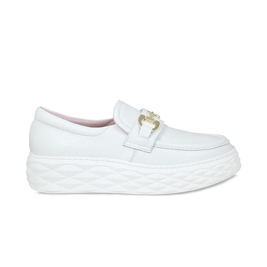 Prince: White Leather Shoes Sole Bliss