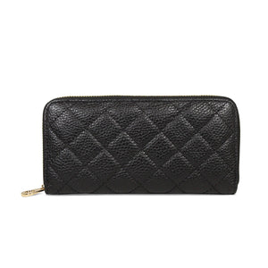 Monaco: Black Leather Bags Sole Bliss