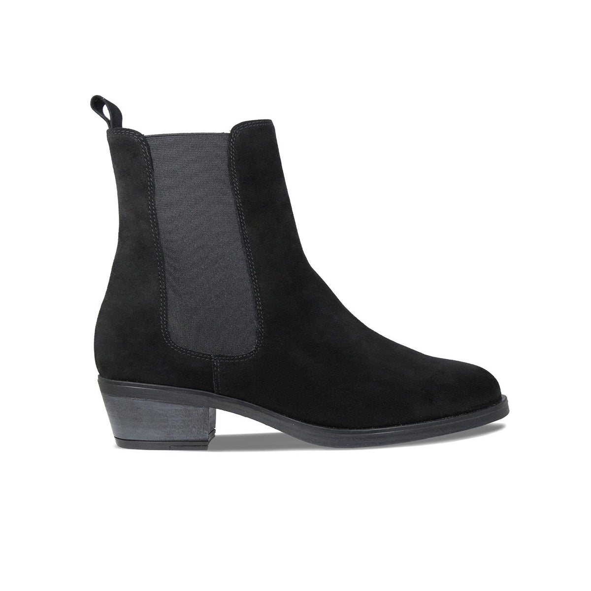 Sole Bliss Black Suede Rider Shoes