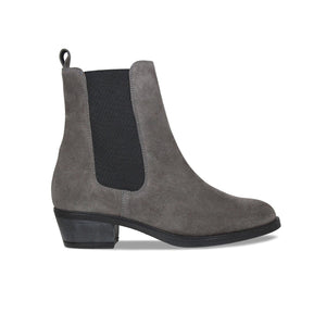 Rider: Grey Suede Boots Sole Bliss