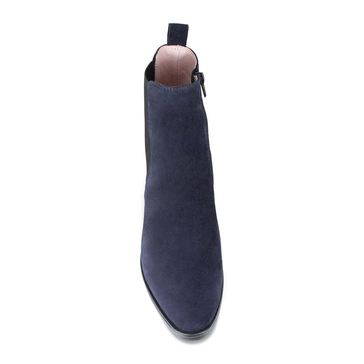 Rider: Navy Suede Boots Sole Bliss
