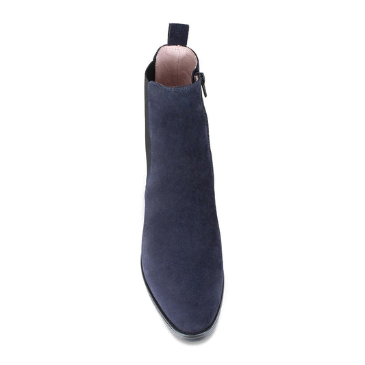 Rider: Navy Suede Boots Sole Bliss