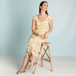 Ritz: Gold Quilted Leather Shoes Sole Bliss