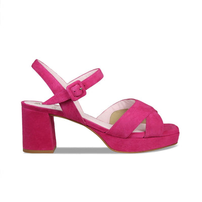 Ronnie: Hot Pink Suede Shoes Sole Bliss