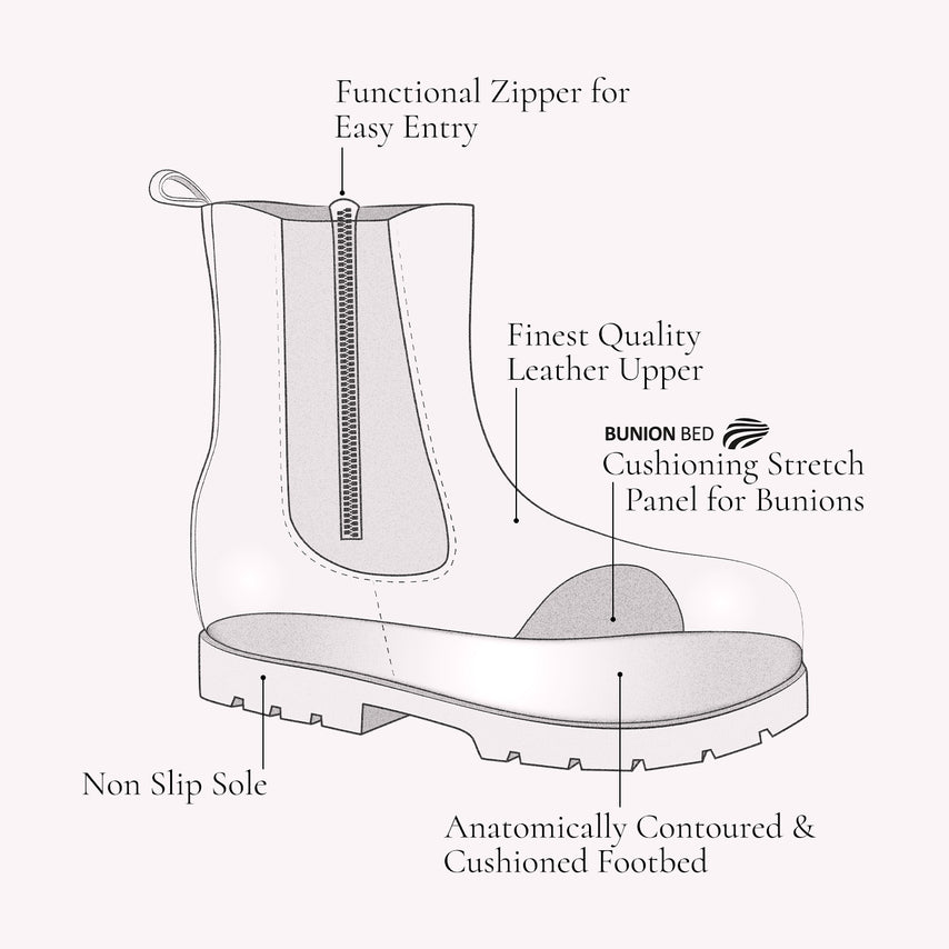 Rebel: Black Suede & Studs Boots Sole Bliss