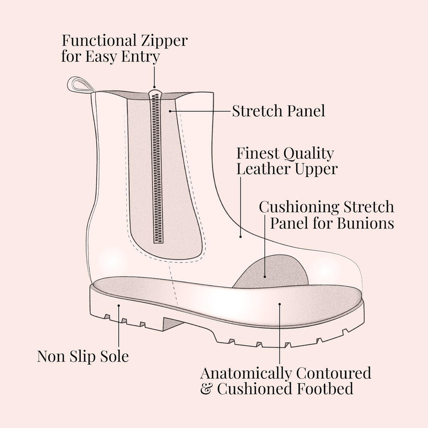 Runway: Cream Patent Leather Boots Sole Bliss