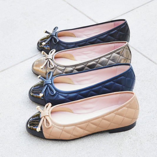 Royal: Camel Leather & Black Patent Shoes Sole Bliss