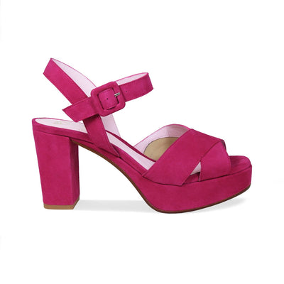 Ruby: Hot Pink Suede Shoes Sole Bliss