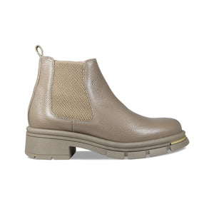 Runway: Taupe Leather Boots Sole Bliss