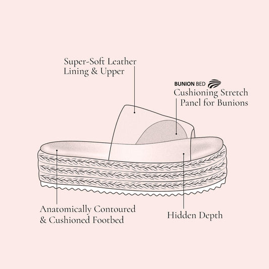 Brooke: Pale Taupe Leather Shoes Sole Bliss