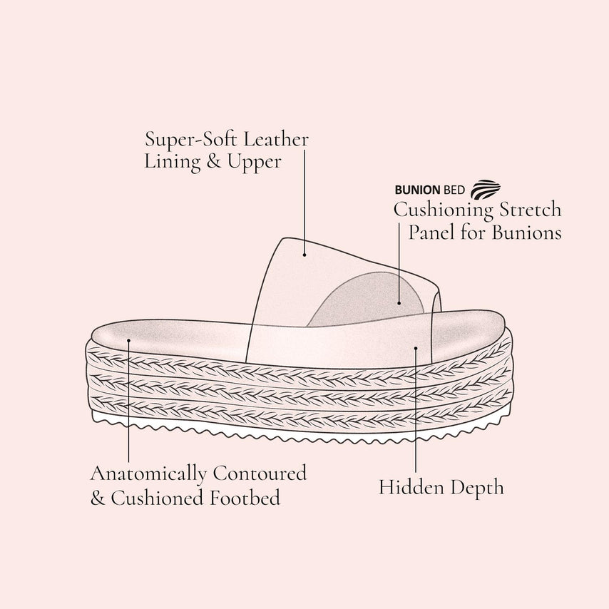 Brooke: Pale Taupe Leather Shoes Sole Bliss