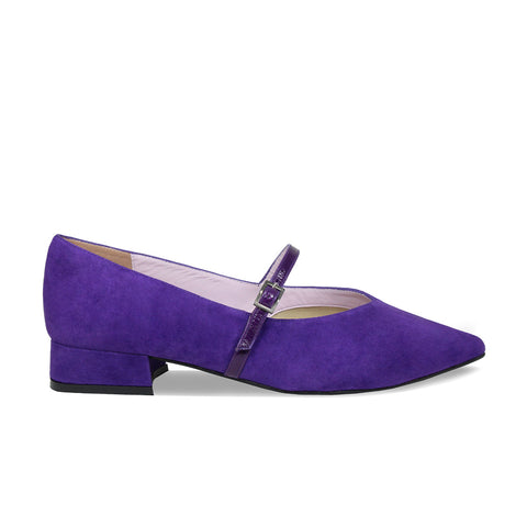 Lilac shop suede pumps