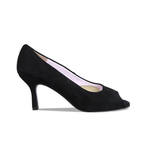 Selena: Black Suede Shoes Sole Bliss