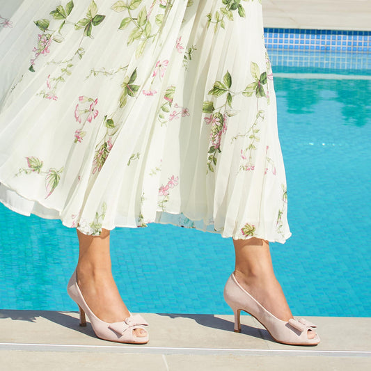 Shelby: Blush Suede Shoes Sole Bliss