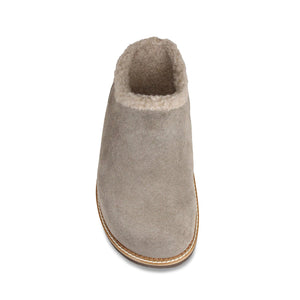 Snug: Taupe Suede & Wool Shoes Sole Bliss