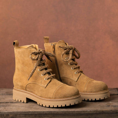 Tread: Tan Suede Boots Sole Bliss