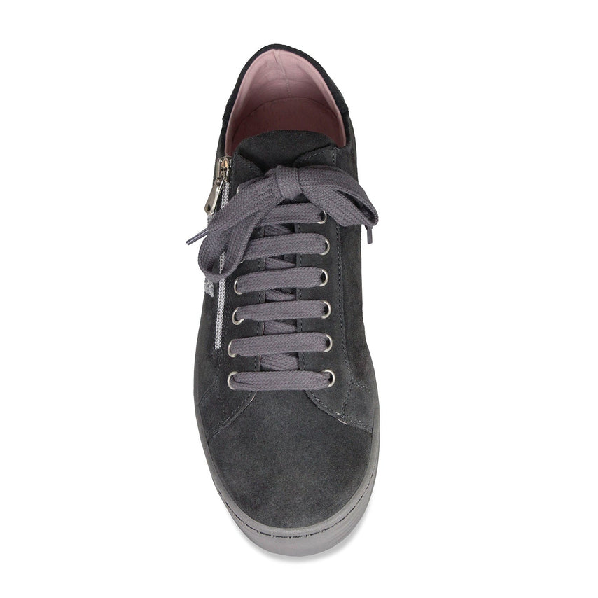 Star: Grey Suede & Glitz Shoes Sole Bliss
