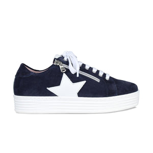 Star: Navy Suede Shoes Sole Bliss
