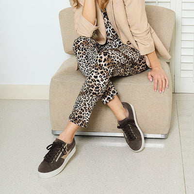 Star: Mocha Suede & Metallic Shoes Sole Bliss